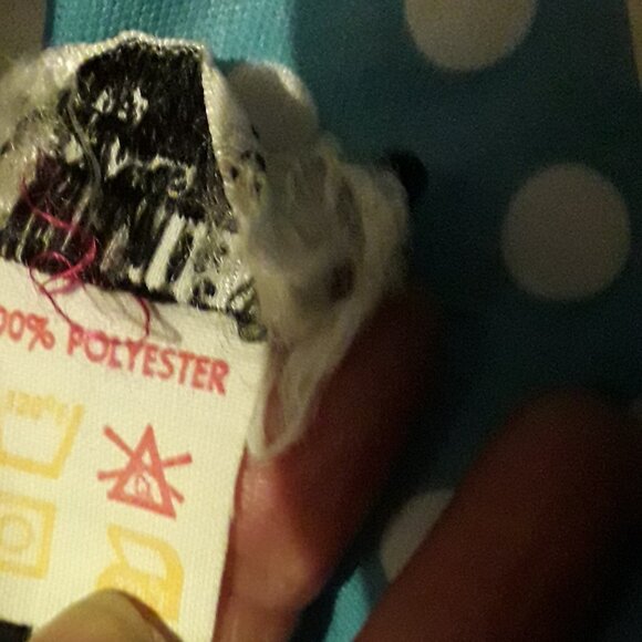 Vintage 70s Polka Dot Mini Dress, Built-In Bra, "Linda Originals" Montreal, XS - Picture 8 of 9